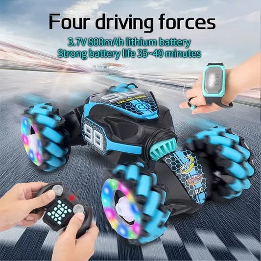 🚗 **इशारा संवेदनशील आरसी स्टन्ट कार प्रकाश र संगीत सहित 🚗**