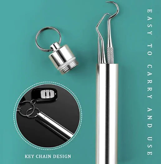 “स्टाइल र किफायती: स्टेनलेस स्टील टूथपिक सेट!”