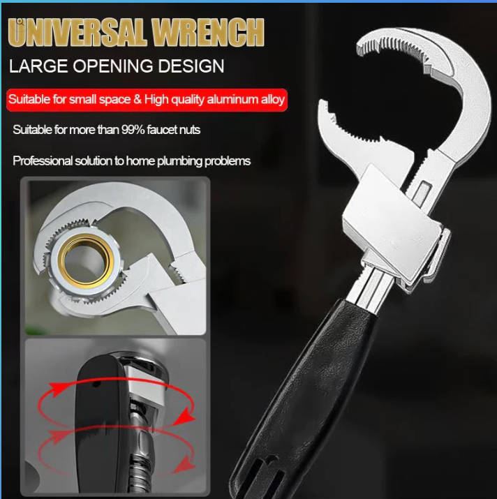 🔥Universal Adjustable Double-ended Wrench