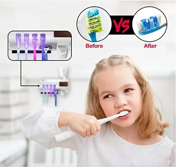 🔥स्मार्ट UV स्टेरिलाइजिङ टूथब्रस होल्डर🦷 ✅