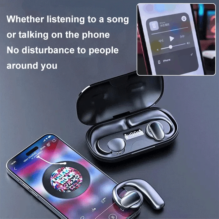 “TWS वायरलेस बोन कंडक्शन डिजिटल ब्लूटूथ इयरबड्स”