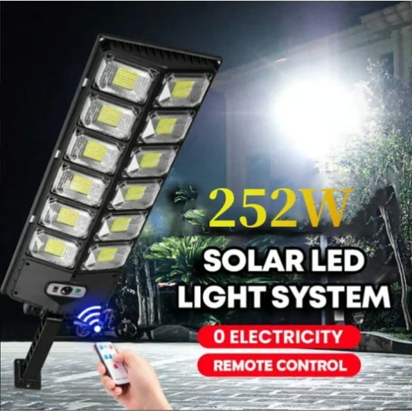 ⏰ 252W Solar Led Light System