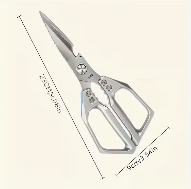 ड्युटी स्टेनलेस स्टिल किचन कैंची