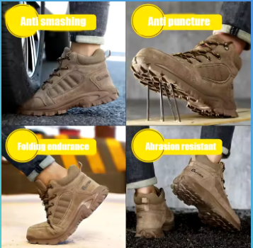 👷 Men’s High-Collar Anti-Impact Safety Shoes 👷