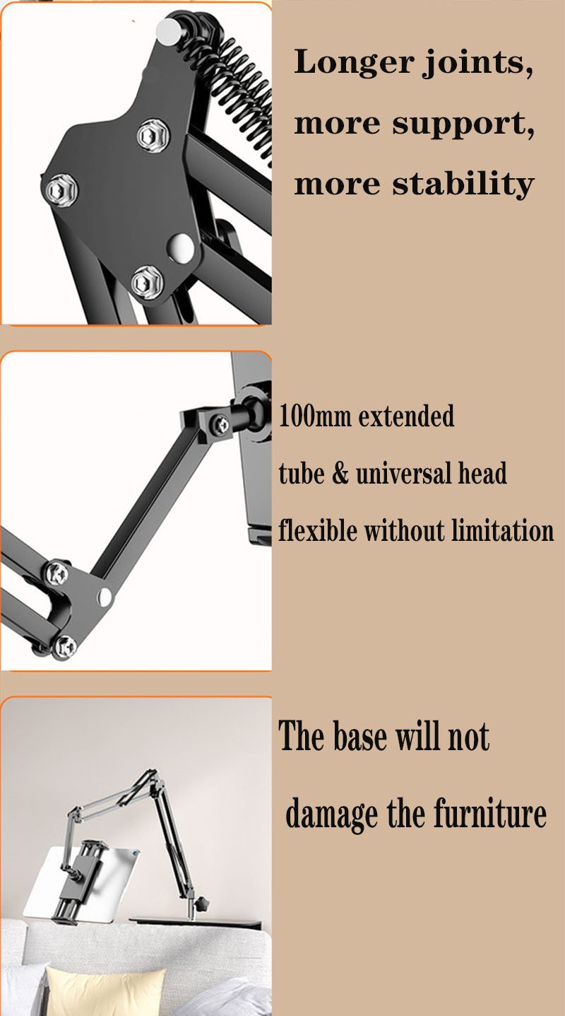 लुकेको बेडसाइड फोन/ट्याब्लेट होल्डर – खिचिने डिजाइन