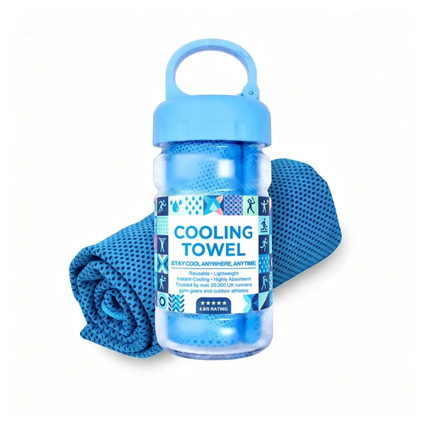 ❄️Cold Sweat Towel You Can Use Anywhere, Anytime! Reusable Soft Absorbent Cooling Portable
