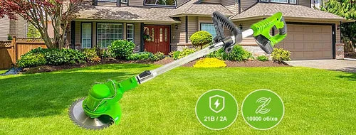 Sharp durable lawn mower 48v machine + battery +Backup blades