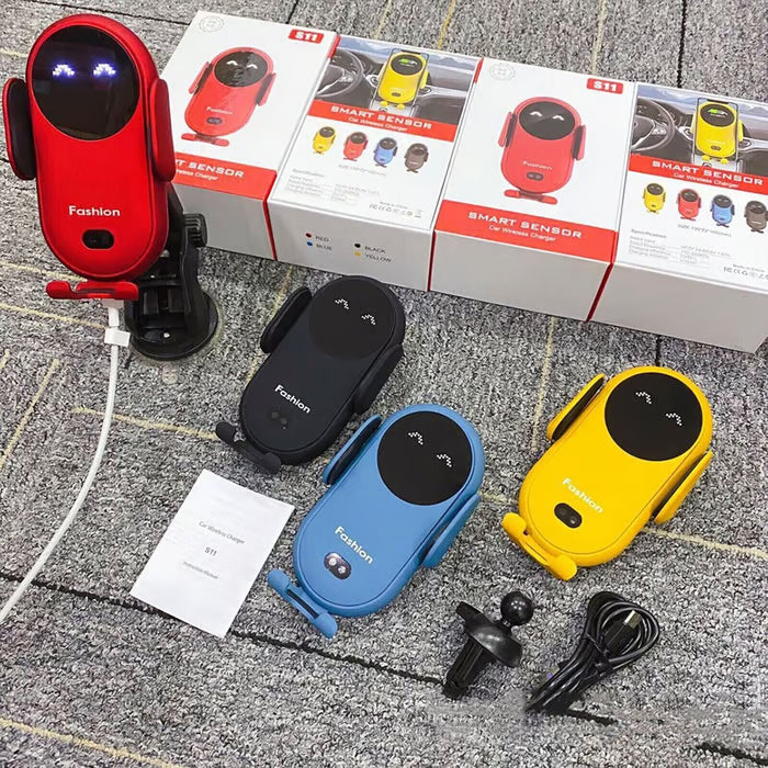 🎇स्मार्ट कार वायरलेस चार्जर फोन होल्डर