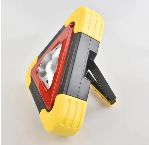 २-इन-१ सौर्य ऊर्जाले चल्ने आपतकालीन त्रिभुज सडक किनार चेतावनी बत्ती