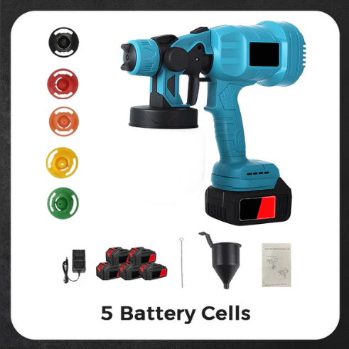 💥 ताररहित इलेक्ट्रिक पेन्ट स्प्रेयर