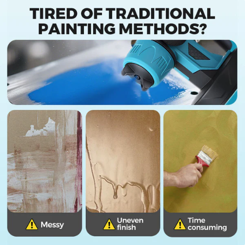 💥 ताररहित इलेक्ट्रिक पेन्ट स्प्रेयर