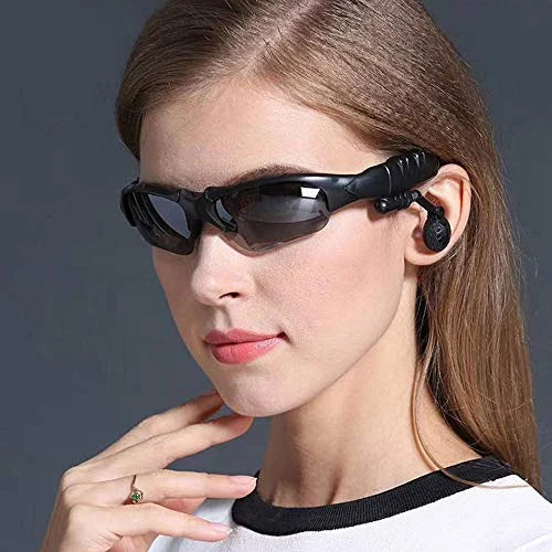 💖 Bluetooth Sports Sunglasses – Flip-Up Mirrored Lenses 🕶️