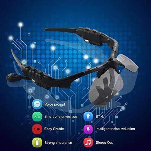 💖 Bluetooth Sports Sunglasses – Flip-Up Mirrored Lenses 🕶️