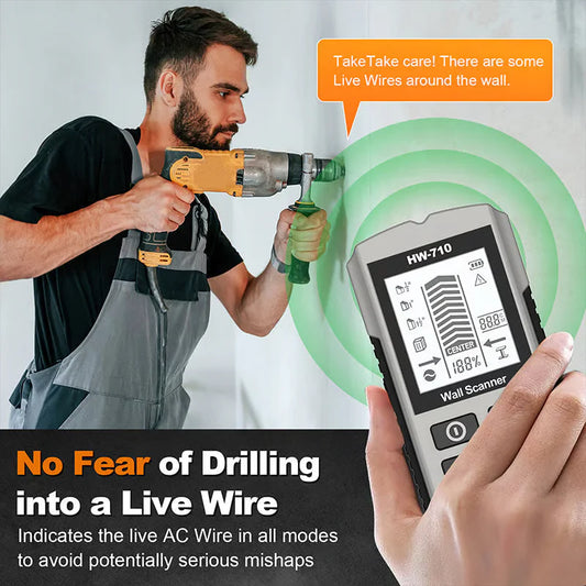 बहुउपयोगी ह्याण्डहेल्ड धातु र भित्तो डिटेक्टर✅