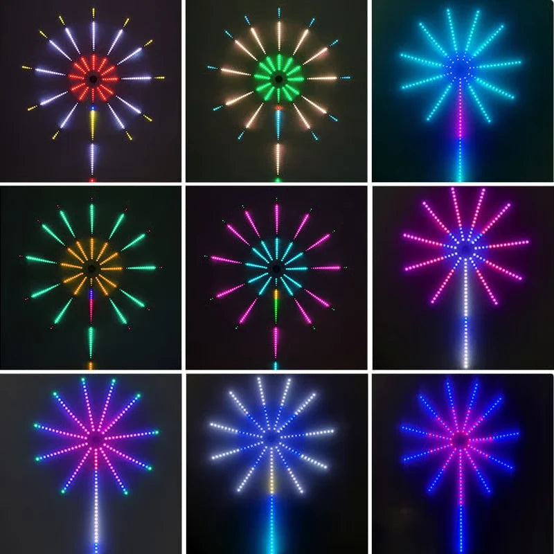 Psychedelic colored lights