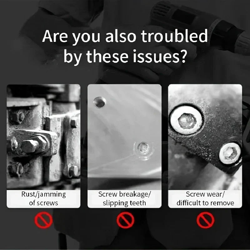 ५ वटा बिग्रिएका स्क्रू निकाल्ने ड्रिलहरूको सेट" ✅