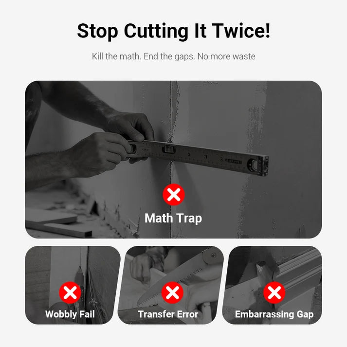👨‍🔧📐2-in-1 Measuring and Miter Saw Tool
