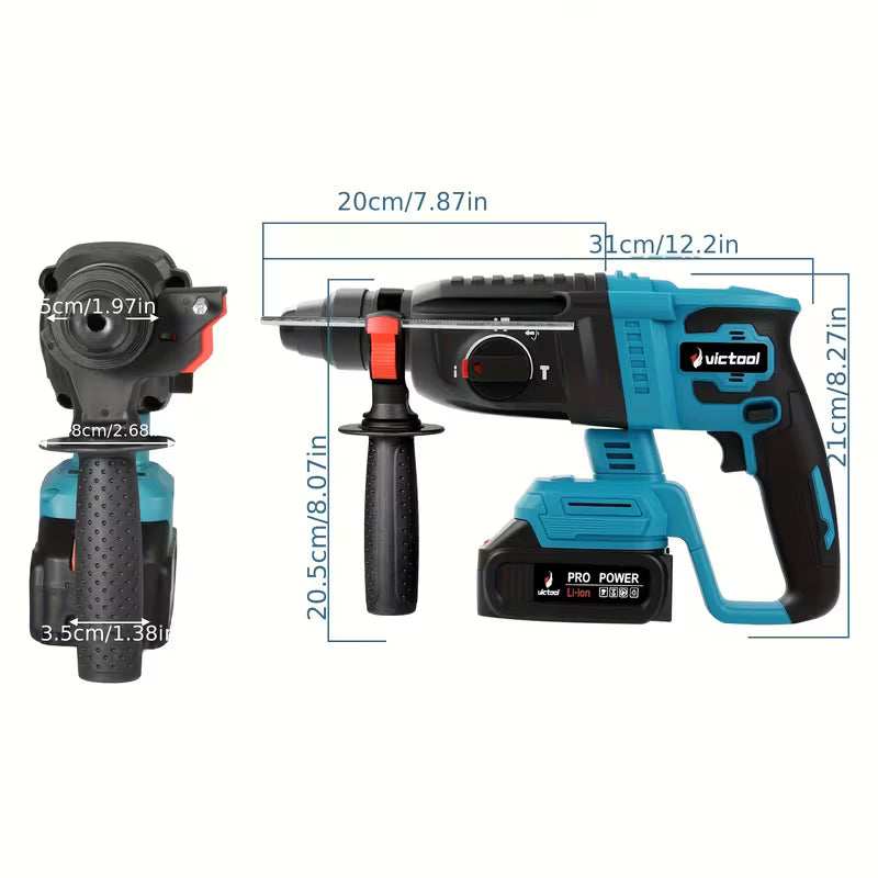 Cordless Electric Hammer Drill