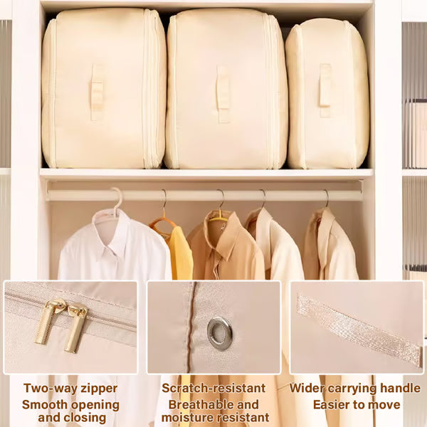 🔥 **अल्ट्रा स्पेस सेभिङ सेल्फ कम्प्रेशन अर्गनाइजर**