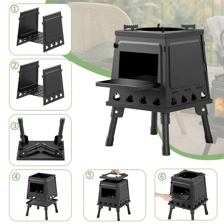 Portable Wood Burning Rocket Stove