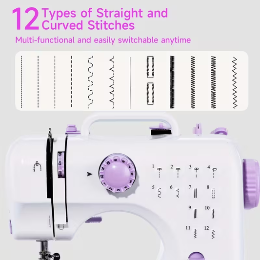 👉 पोर्टेबल इलेक्ट्रिक सिलाइ मेसिन प्रो - १२ स्टिच प्याटर्न सहित