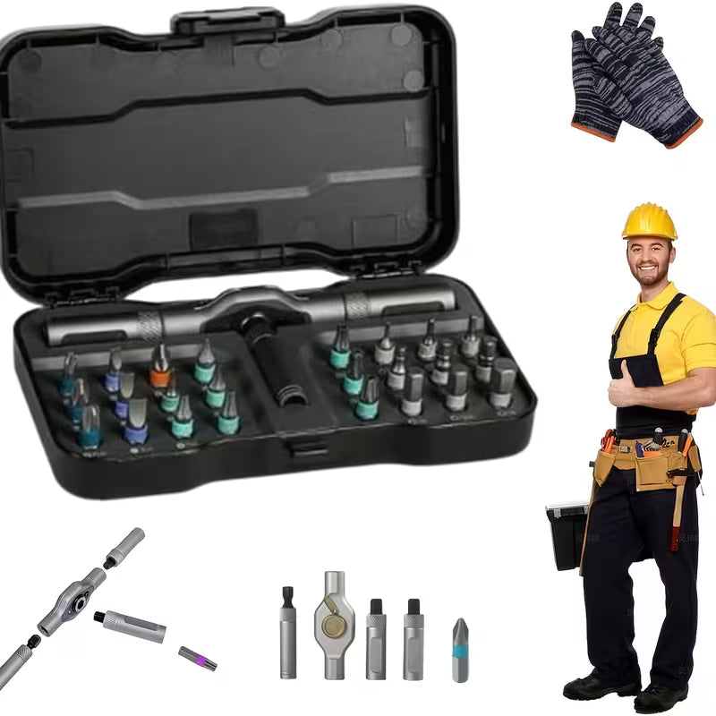 Multi Tool Set, 24-In-1 S2 Steel Magnetic Screwdriver Sets