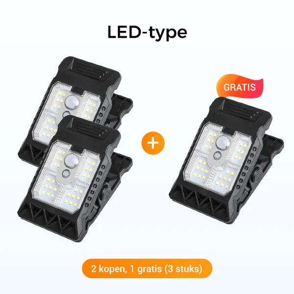 🌿 Solar clip light with motion sensor – Perfect for the garden, balcony, and patio! 🏡✨