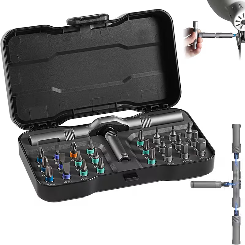 Multi Tool Set, 24-In-1 S2 Steel Magnetic Screwdriver Sets