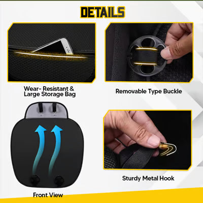 ❄️गर्मीमा प्रयोग हुने आईस सिल्क सास फेर्न सकिने नन-स्लिप कार सिट कभर