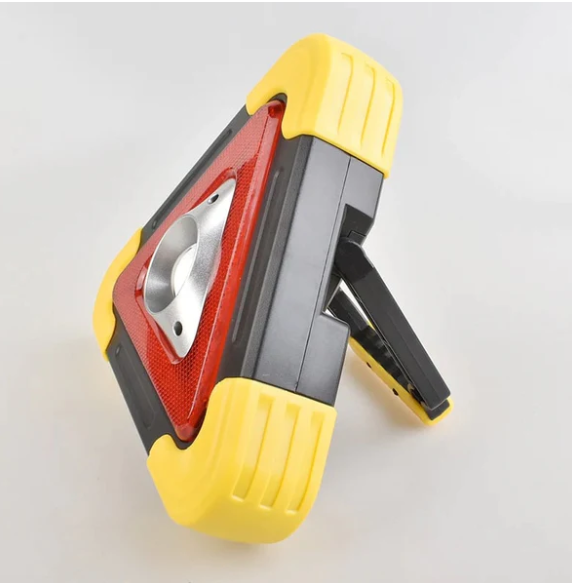 २-इन-१ सौर्य ऊर्जाले चल्ने आपतकालीन त्रिभुज सडक किनार चेतावनी बत्ती