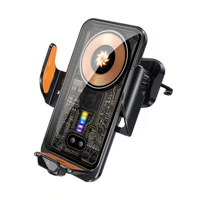 ६६W फास्ट वायरलेस कार चार्जर फोन होल्डर