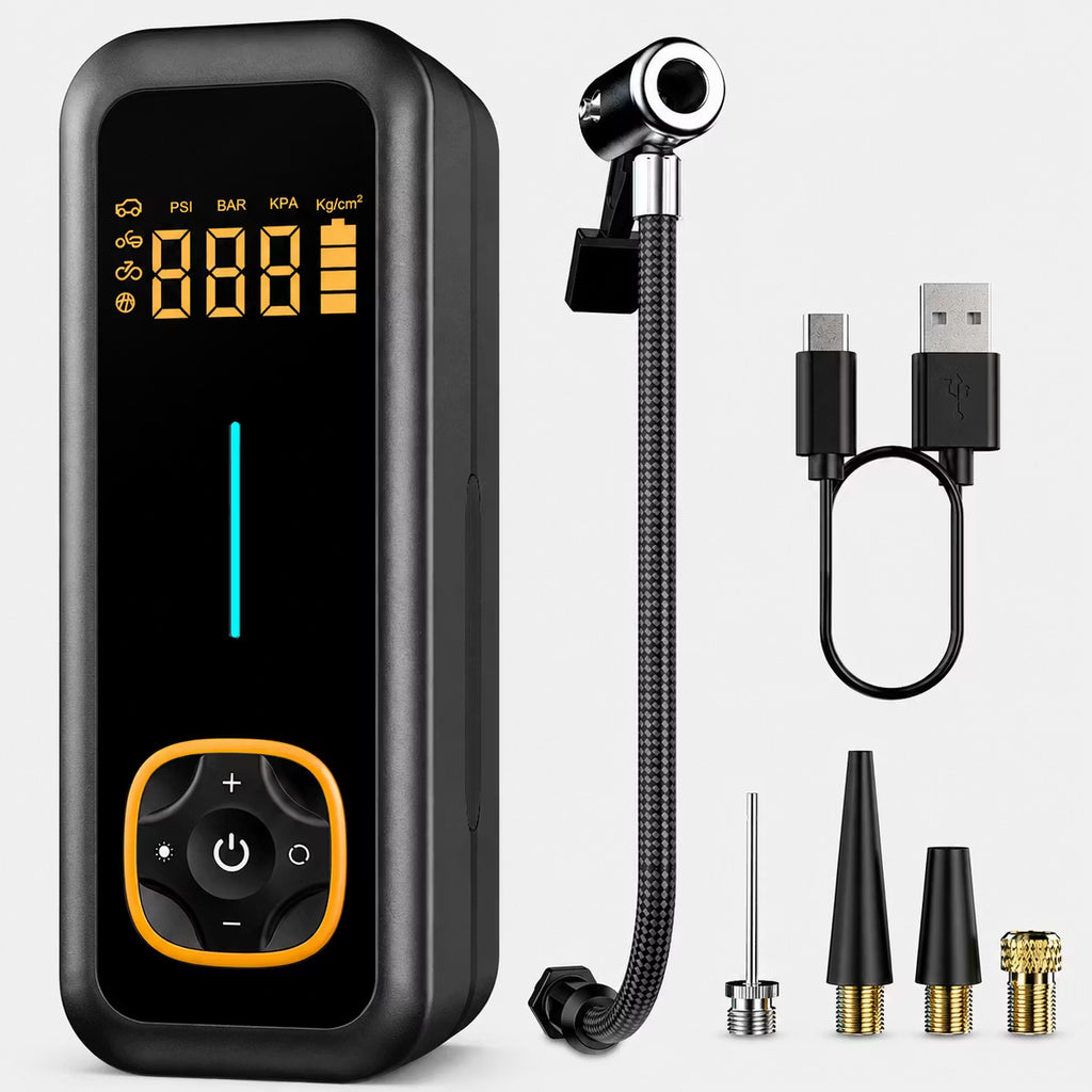 🚗PORTABLE CAR TIRE INFLATOR