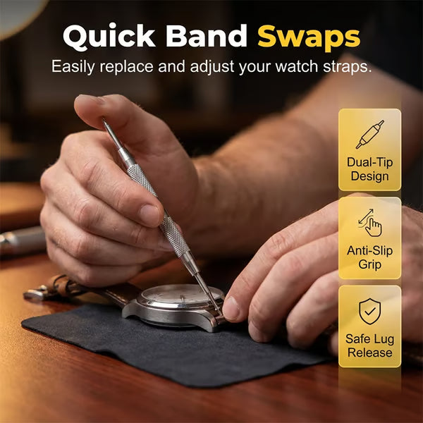 🔧 Pro Watch Repair Kit – Master Every Tick ⌚