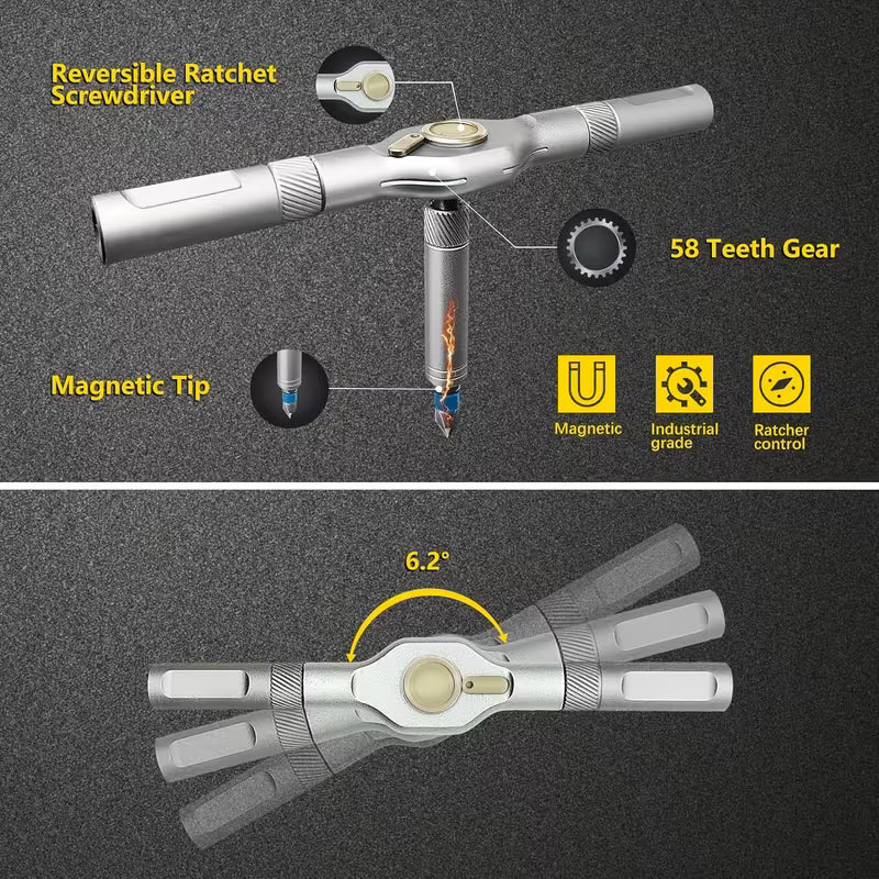 Multi Tool Set, 24-In-1 S2 Steel Magnetic Screwdriver Sets