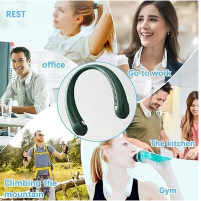 पोर्टेबल घाँटी पंखा 🔥