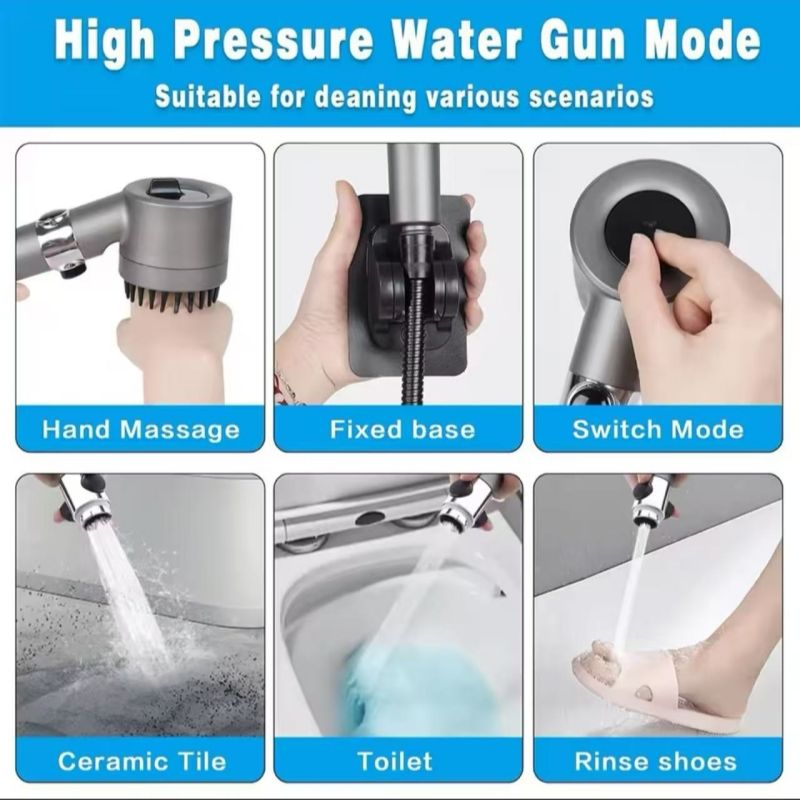 High-Pressure Handheld Shower Head