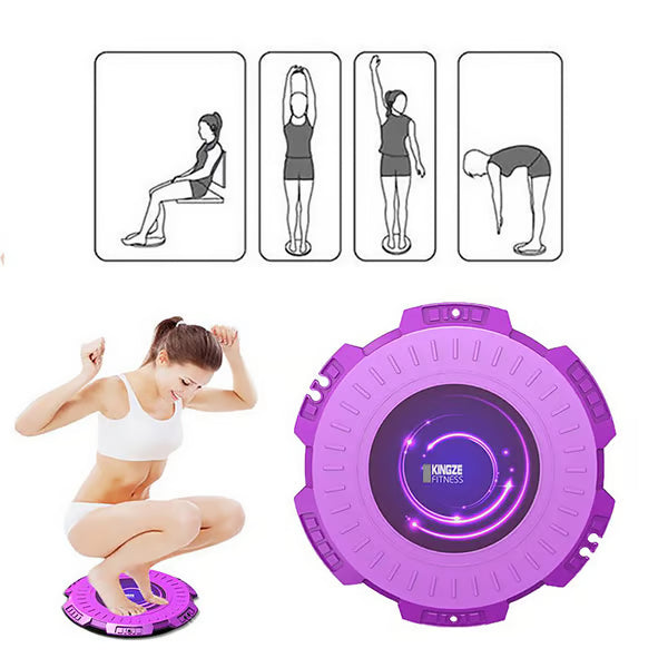 पुल रोपसहितको मसाज कम्मर ट्विस्टिङ बोर्ड ✅