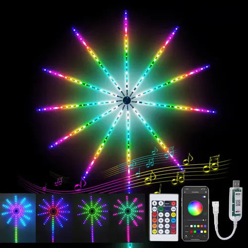 Bluetooth Smart Fireworks Led Light