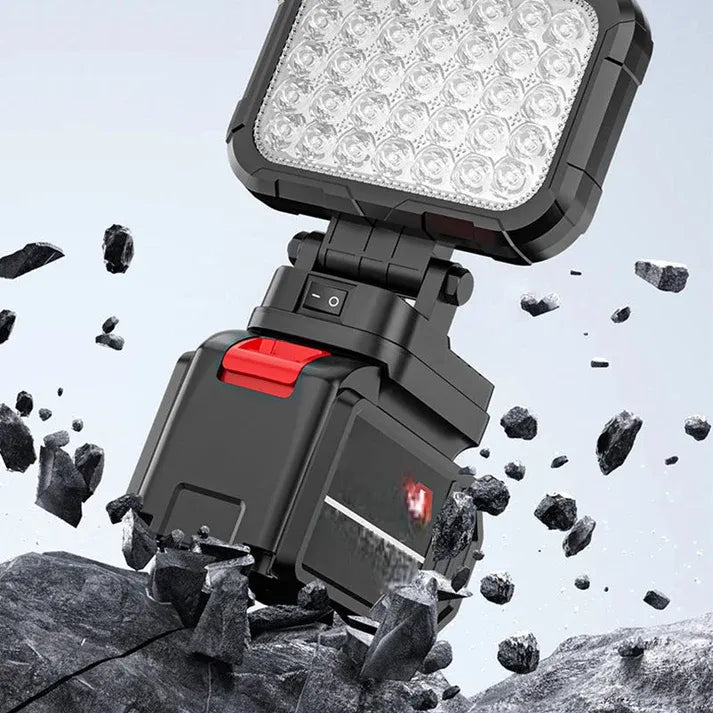 Portable 180° Rotating LED Work Lamp （Including batteries）