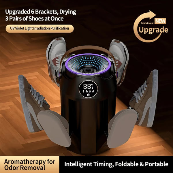6-Arm Electric Boot and Shoe Dryer and Warmer