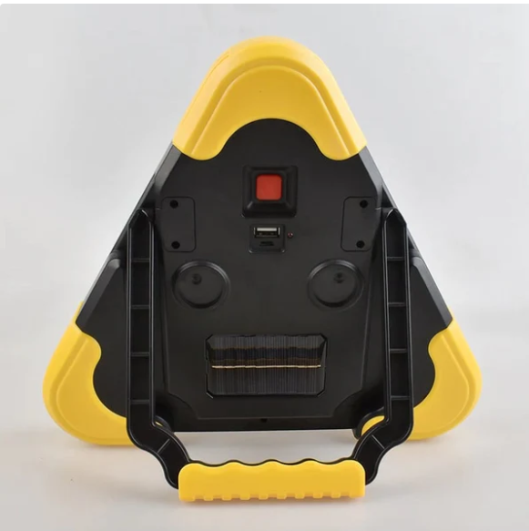 २-इन-१ सौर्य ऊर्जाले चल्ने आपतकालीन त्रिभुज सडक किनार चेतावनी बत्ती