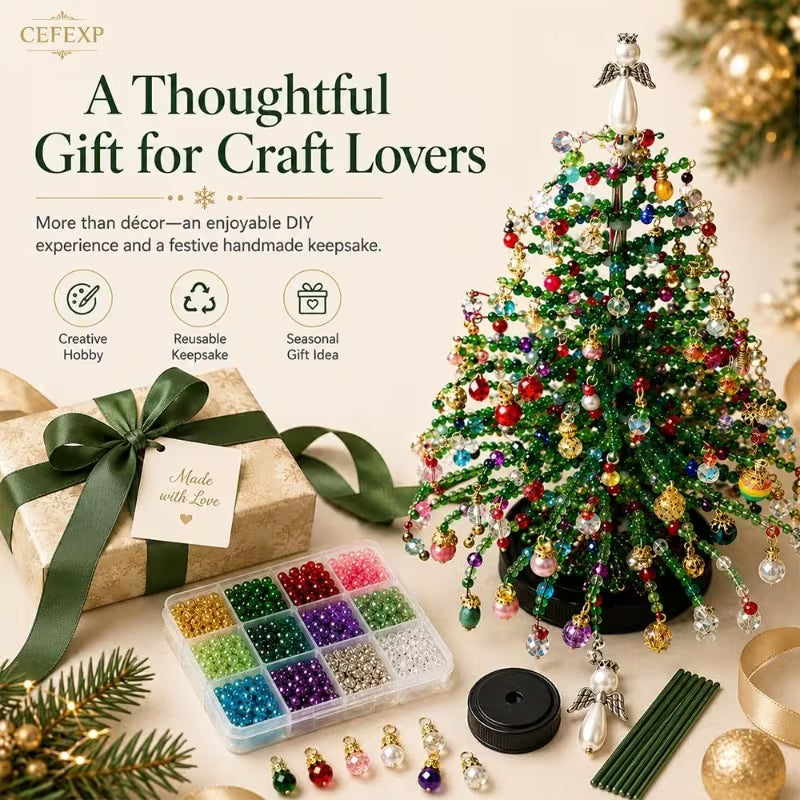 Beaded Mini Christmas Tree Making Kit
