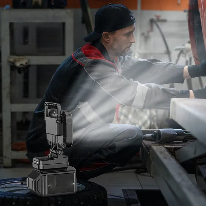 Portable 180° Rotating LED Work Lamp （Including batteries）