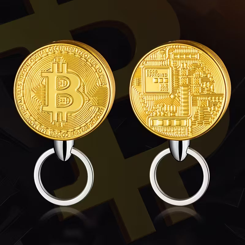 बिटकॉइन आकारको ब्यूटेन लाइटर