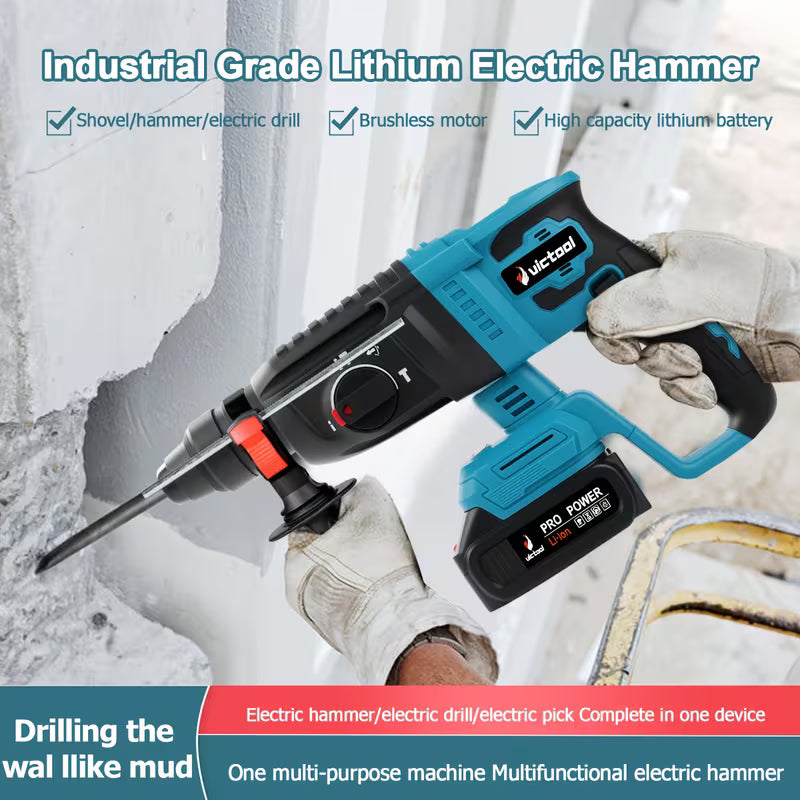 Cordless Electric Hammer Drill