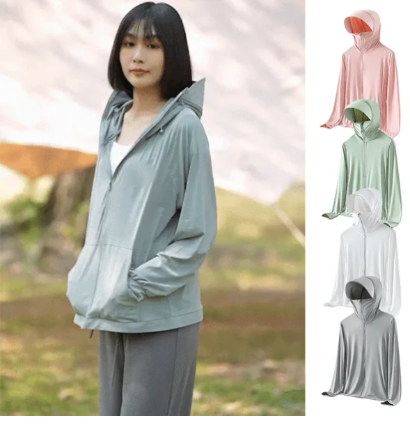 【५० गुणा सूर्य सुरक्षा】 पुरुष तथा महिला दुबैका लागि हल्का सूर्य-रक्षा लुगा