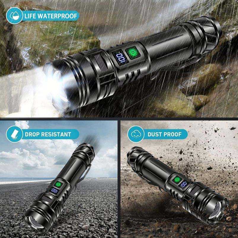 Rechargeable Waterproof LED Flashlights