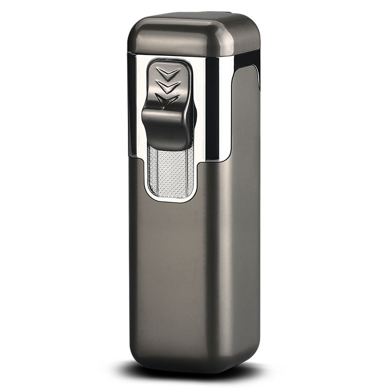 नयाँ क्रिएटिभ क्लासिक रिफिल योग्य फायरप्लेस ग्यास 4-जेट फ्लेम सिगार टर्च – विन्डप्रूफ बुटेन लाइटर