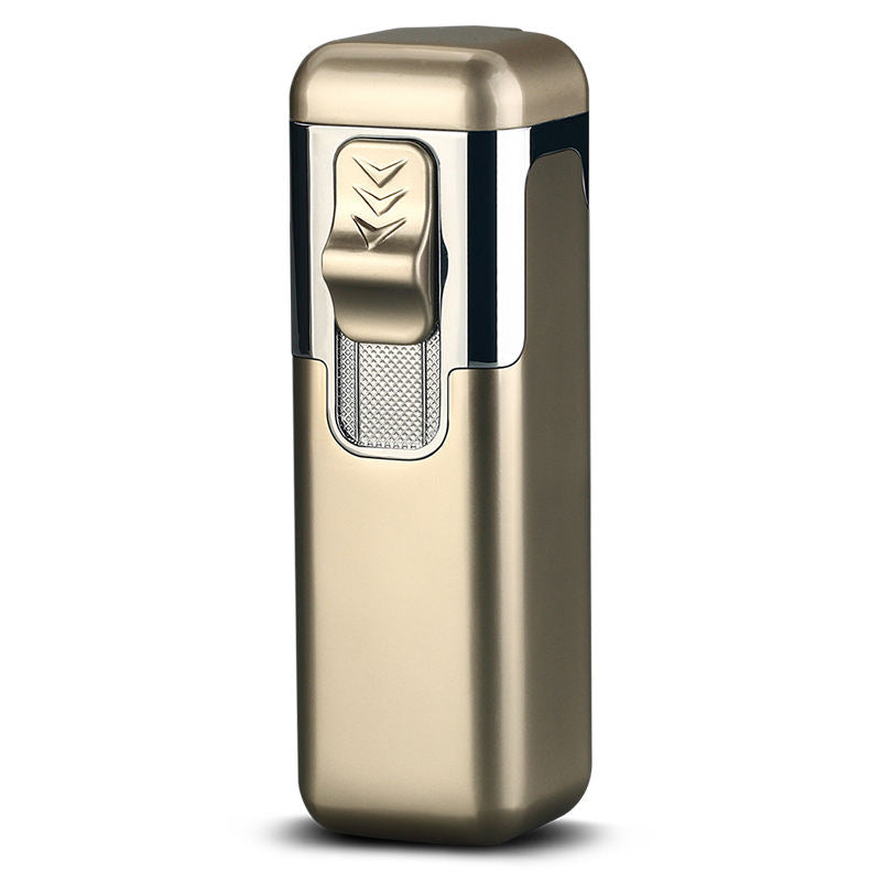 नयाँ क्रिएटिभ क्लासिक रिफिल योग्य फायरप्लेस ग्यास 4-जेट फ्लेम सिगार टर्च – विन्डप्रूफ बुटेन लाइटर