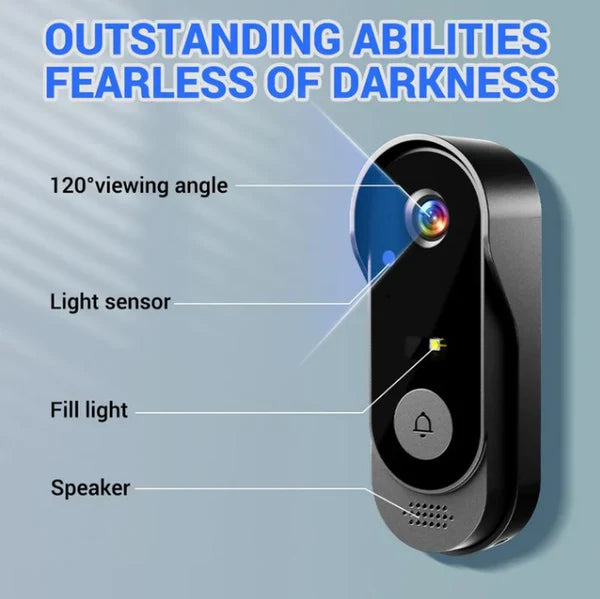 🚪 Wireless Doorbell Camera – 1080P